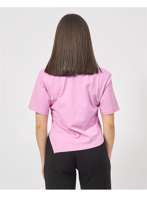 T-shirt asymétrique pour femme avec fente Gaelle Paris GAELLE PARIS | GAABW04303RO42